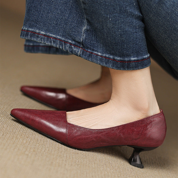 Venza Genuine Leather Heels