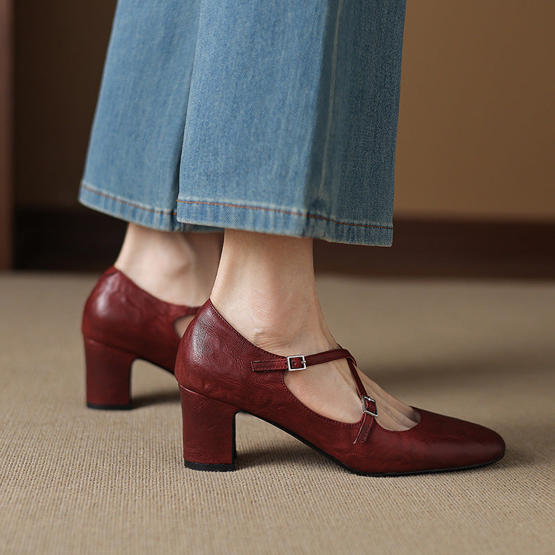 Orrel Genuine Leather Heels