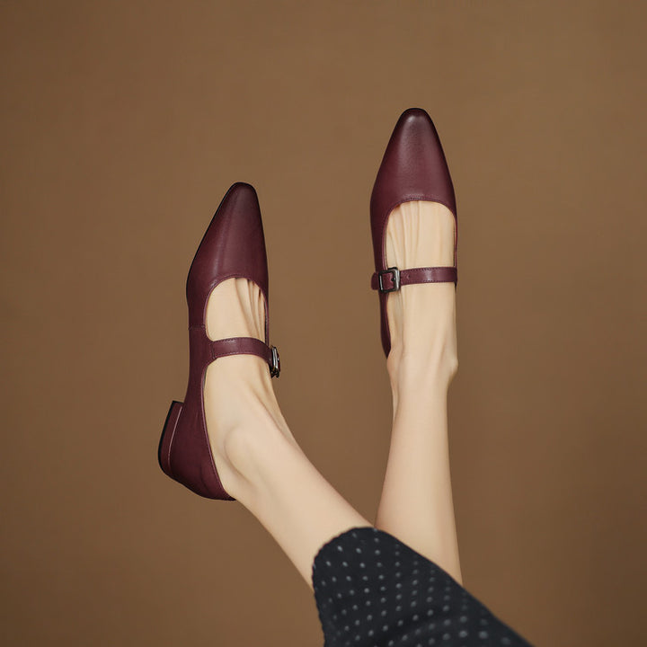 Orya Genuine Leather Heels