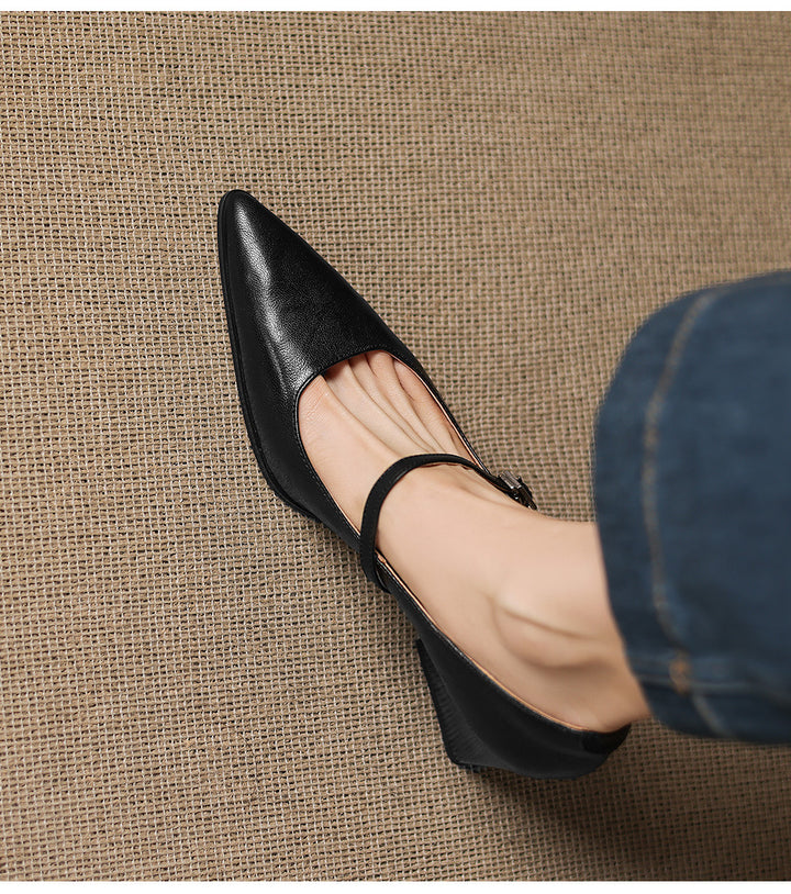 Orvia Genuine Leather Heels