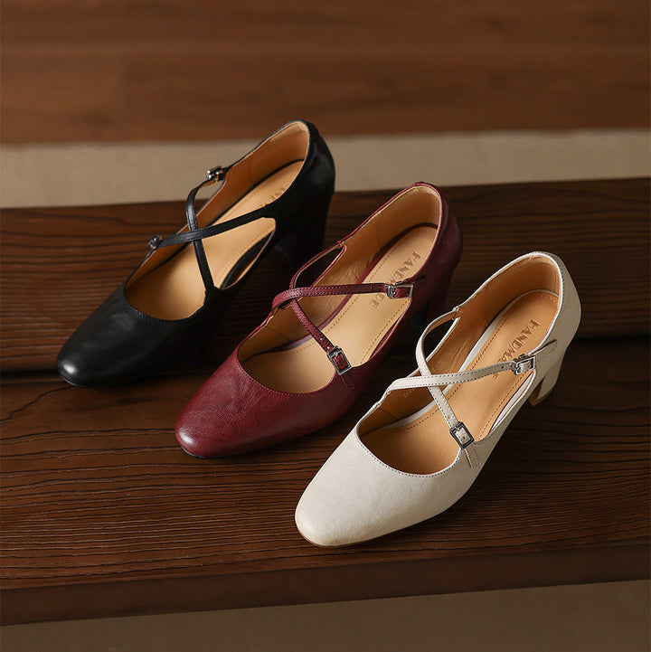 Orrel Genuine Leather Heels