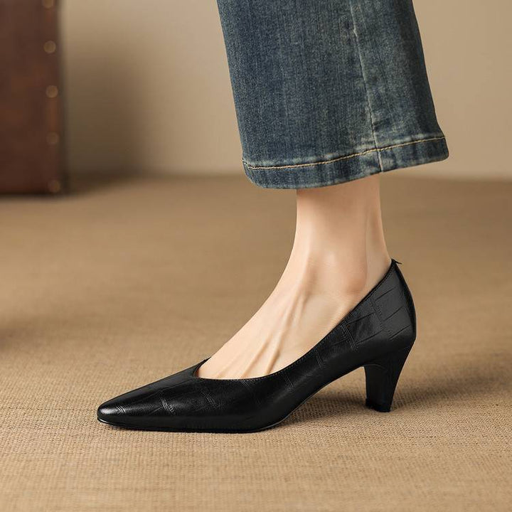Nea Genuine Leather Heels