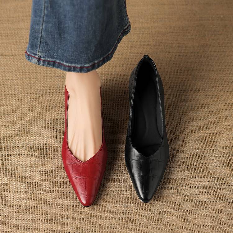 Nea Genuine Leather Heels