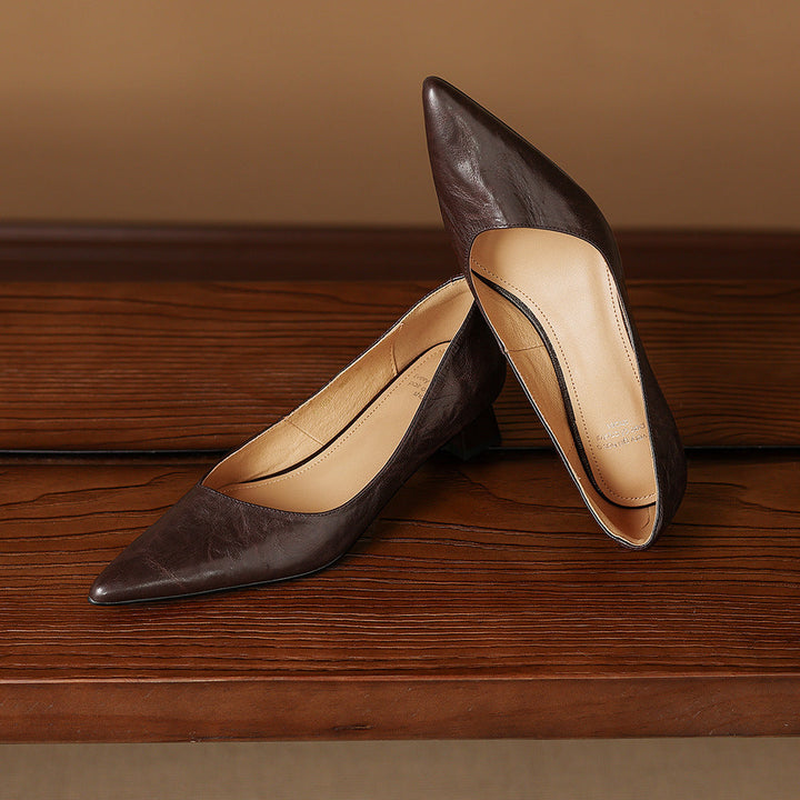 Kreya Genuine Leather Heels