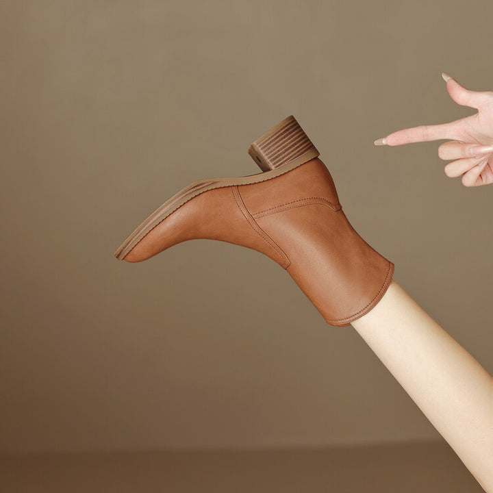 Zaria Genuine Leather Boots