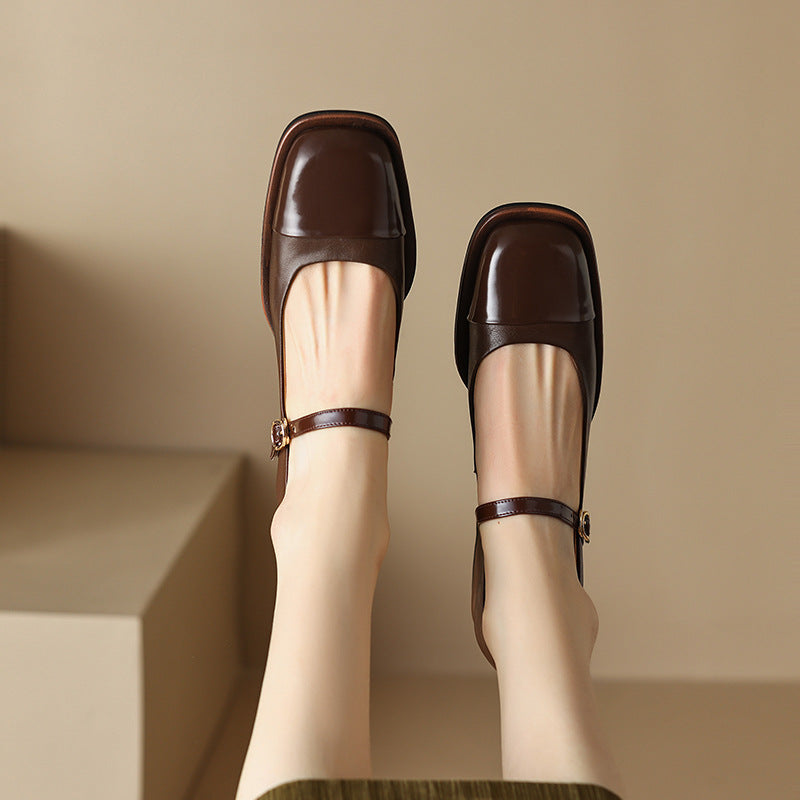 Erel Genuine Leather Heels