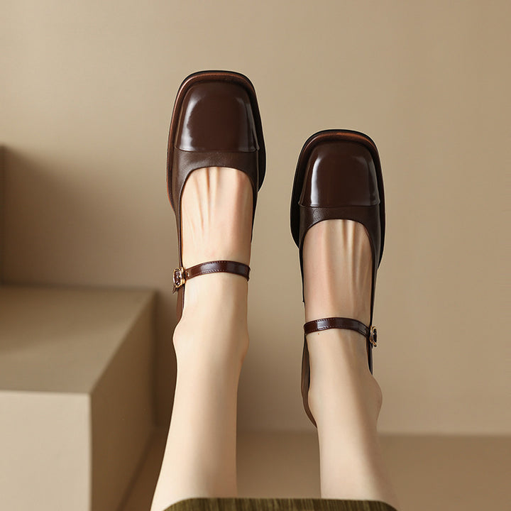 Erel Genuine Leather Heels