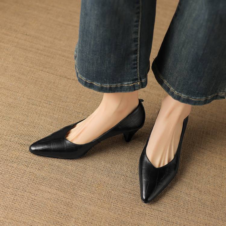 Nea Genuine Leather Heels