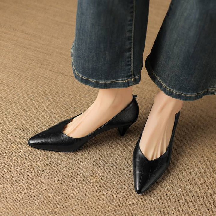 Nea Genuine Leather Heels