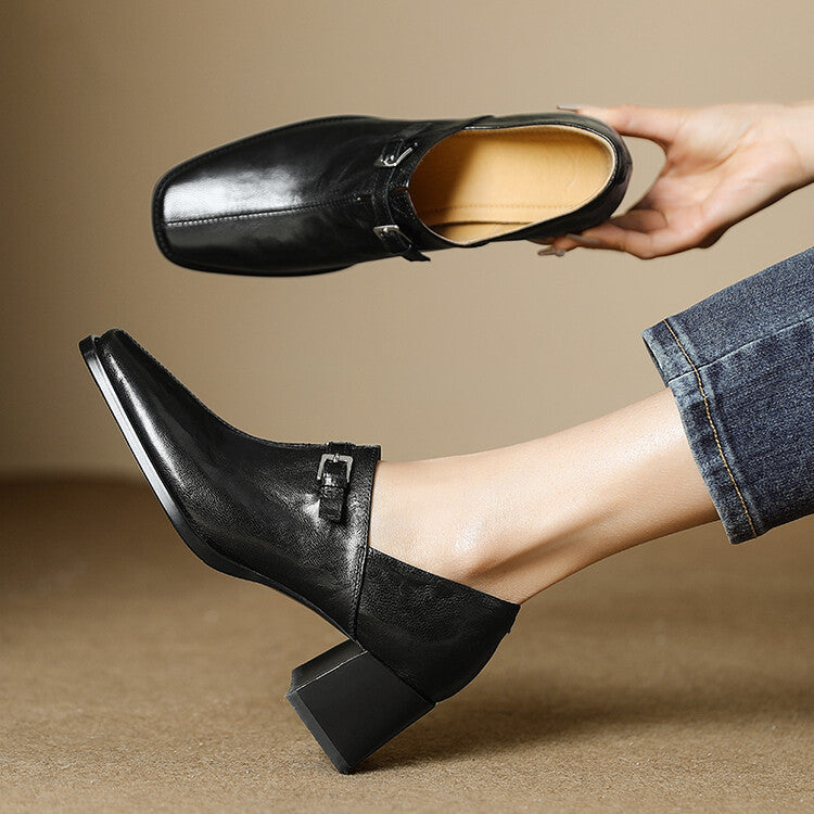 Ekra Genuine Leather Heels