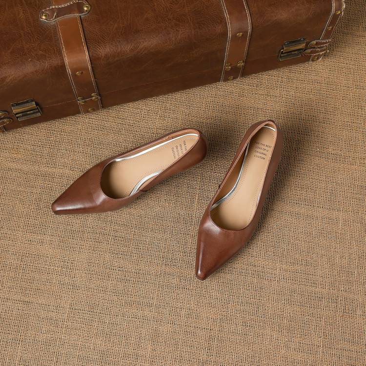 Zyla Genuine Leather Heels