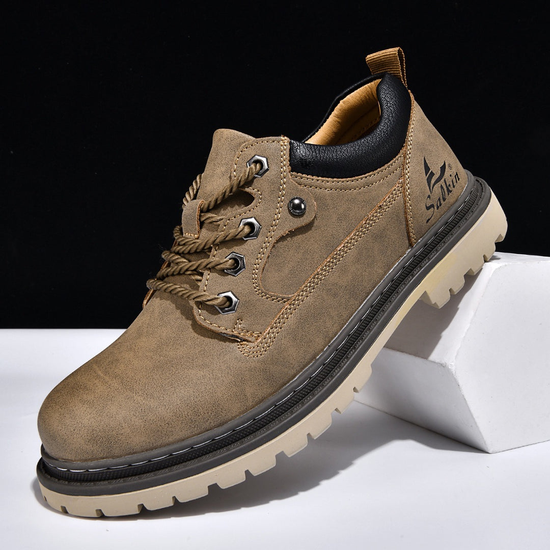 Rexton Premium Leather Lace-Up Shoes