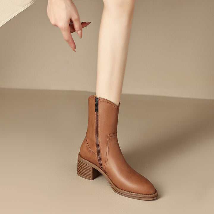 Zaria Genuine Leather Boots