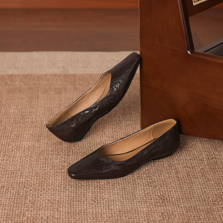 Milan Genuine Leather Flats