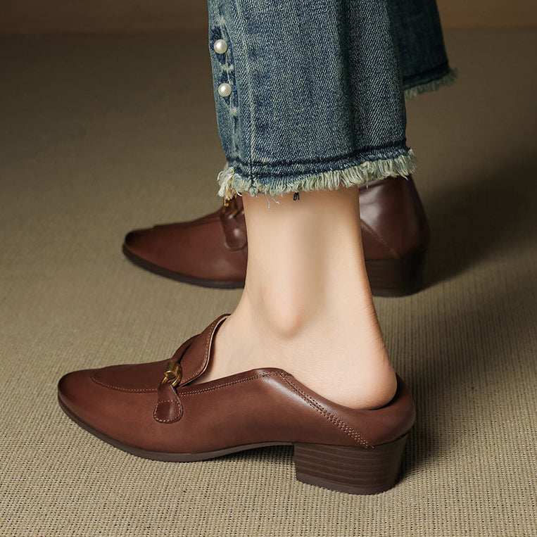 Sera Genuine Leather Loafers