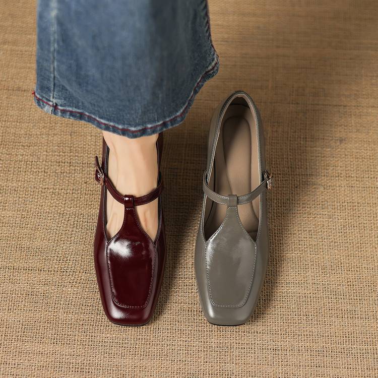 Tacy Genuine Leather Heels