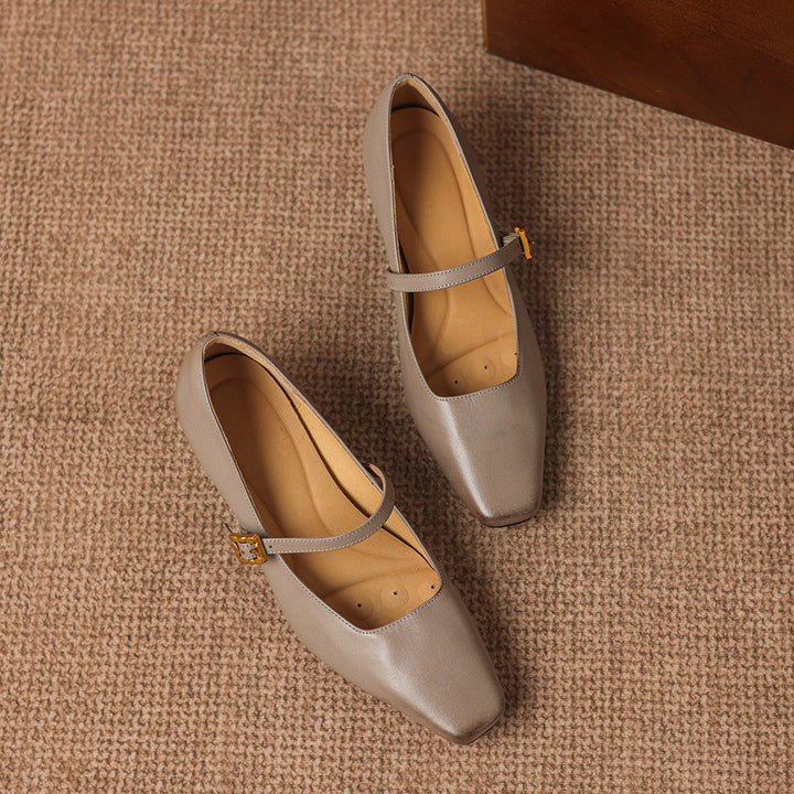 Aira Genuine Leather Heels