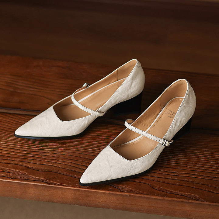Orvia Genuine Leather Heels
