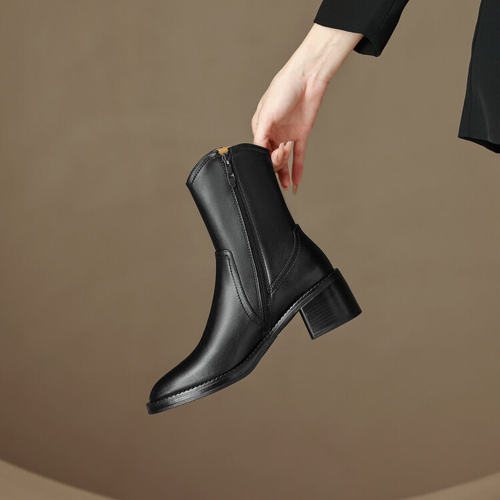 Zaria Genuine Leather Boots