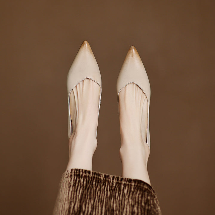 Elan Genuine Leather Heels