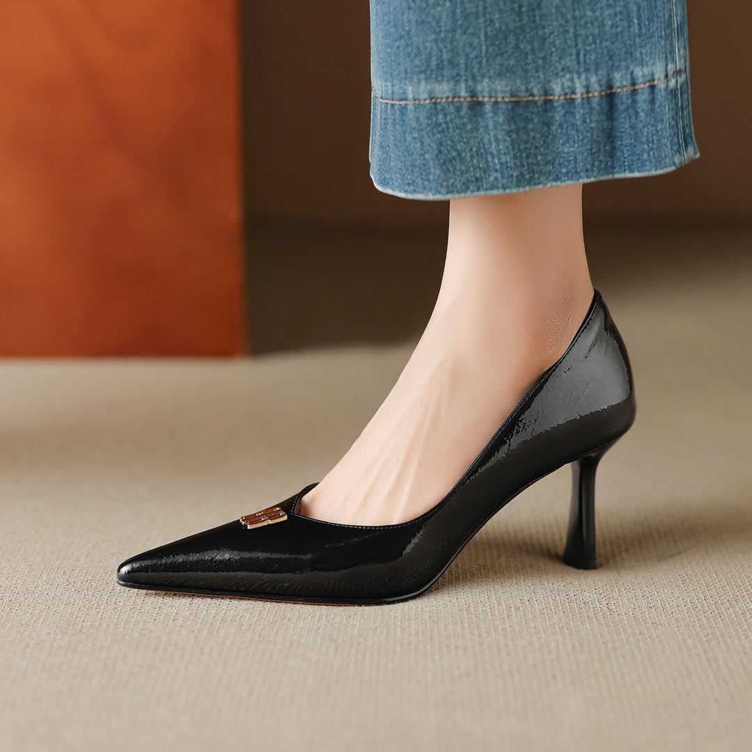 Blair Genuine Leather Heels