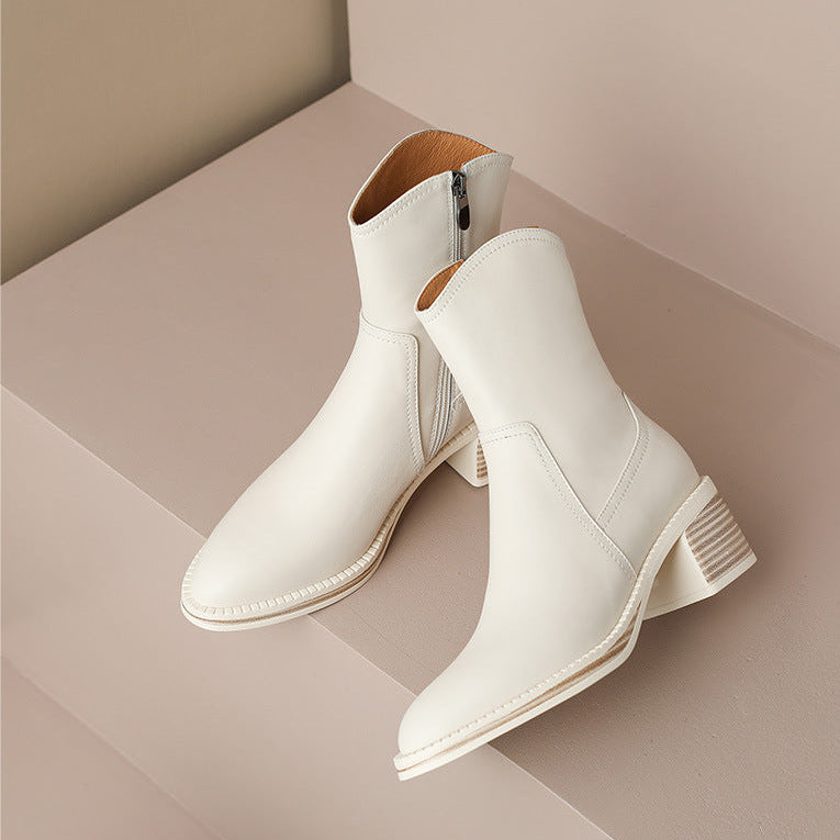 Zaria Genuine Leather Boots