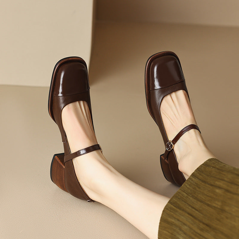 Erel Genuine Leather Heels