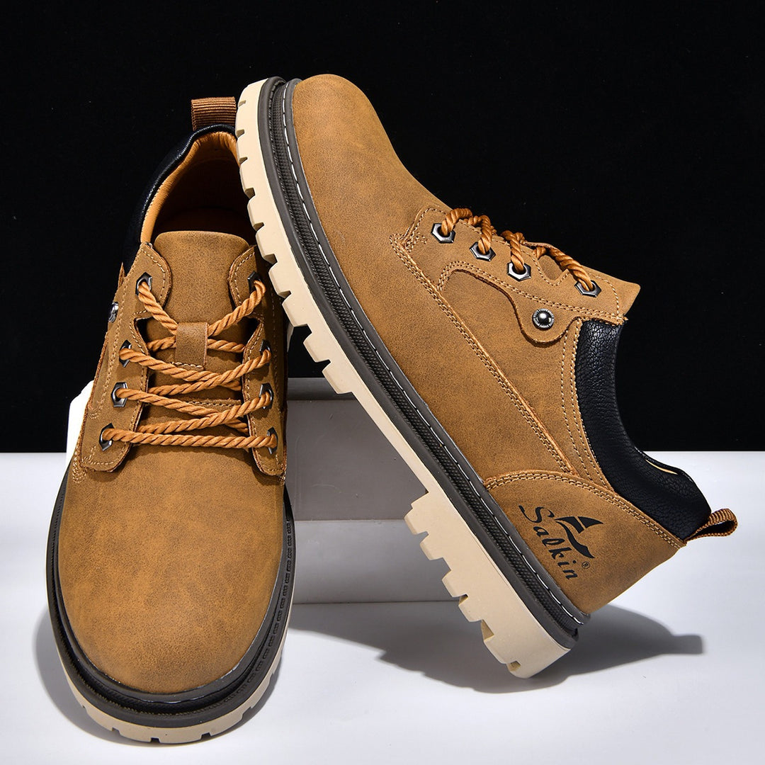 Rexton Premium Leather Lace-Up Shoes