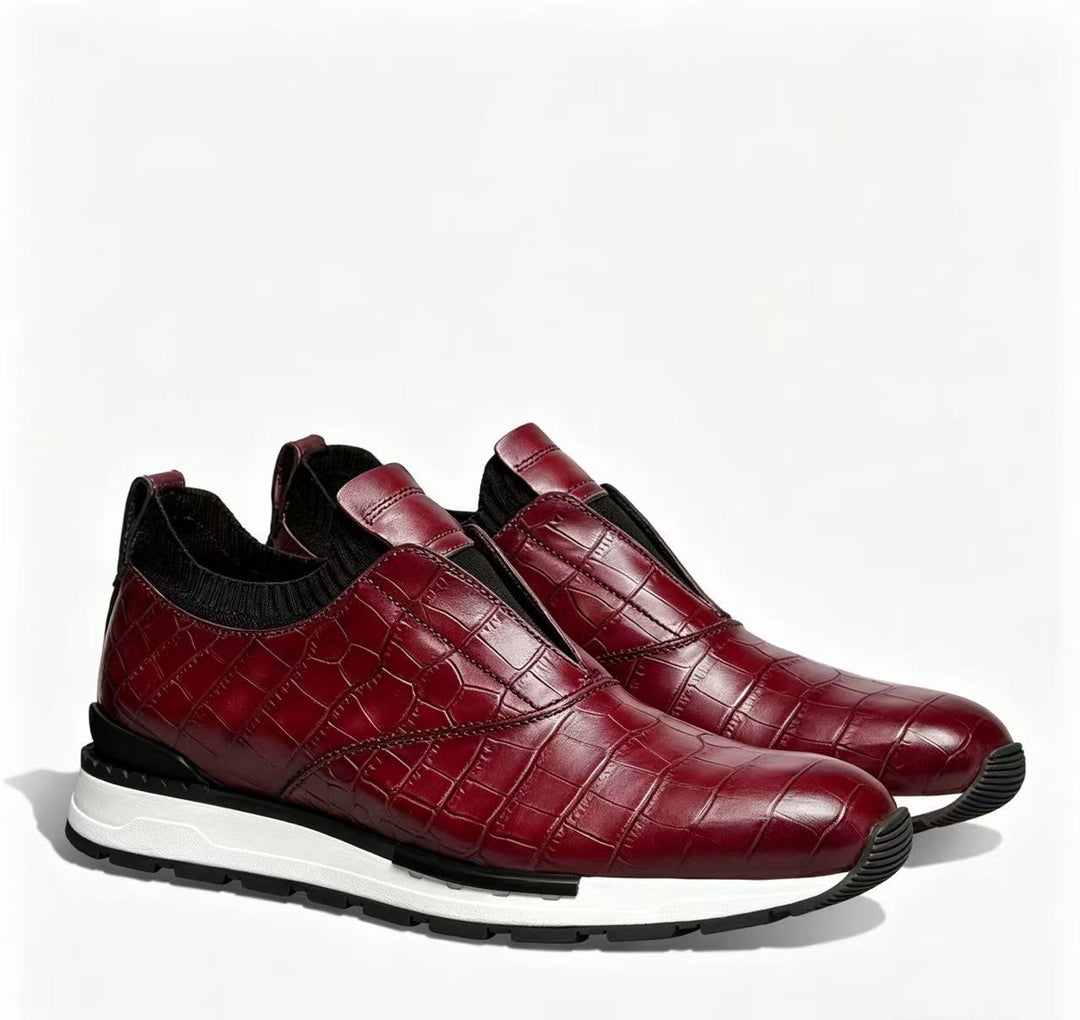 Darcel Genuine Leather Slip-On Sneakers