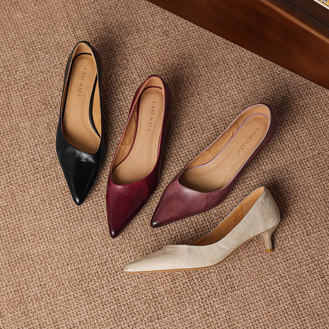 Relle Genuine Leather Heels