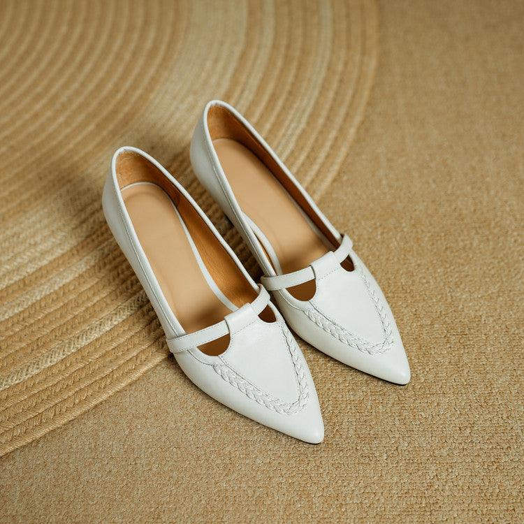 Orel Genuine Leather Heels