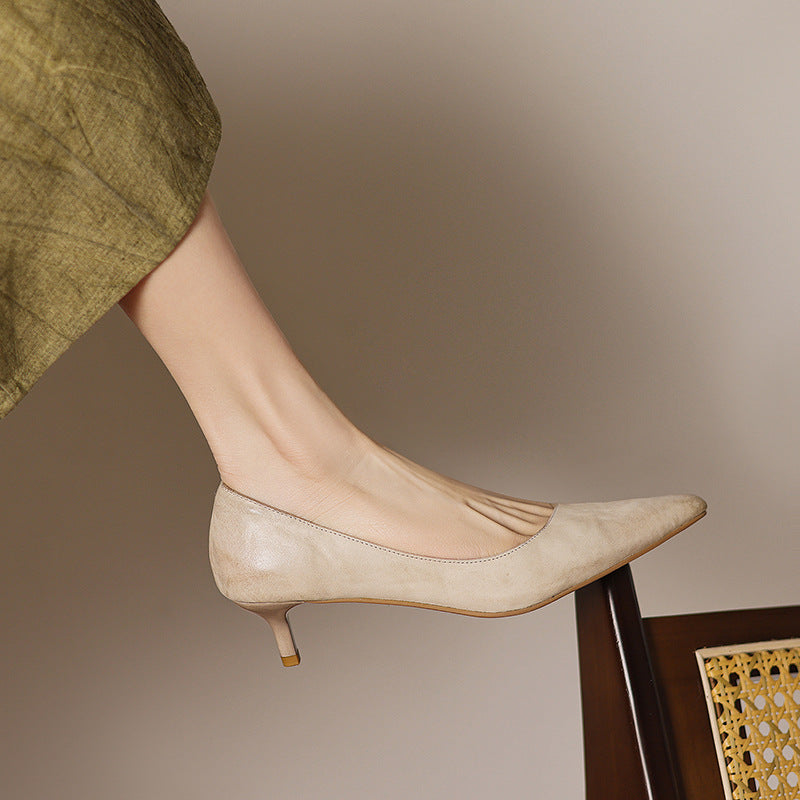 Relle Genuine Leather Heels