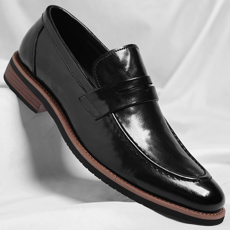 Lurex Genuine Leather Loafers