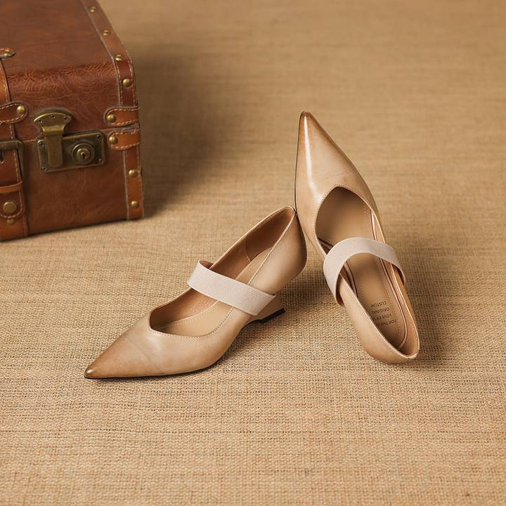 Tiera Genuine Leather Heels