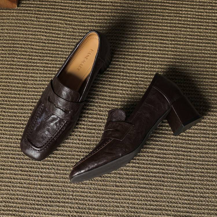 Sora Genuine Leather Heels