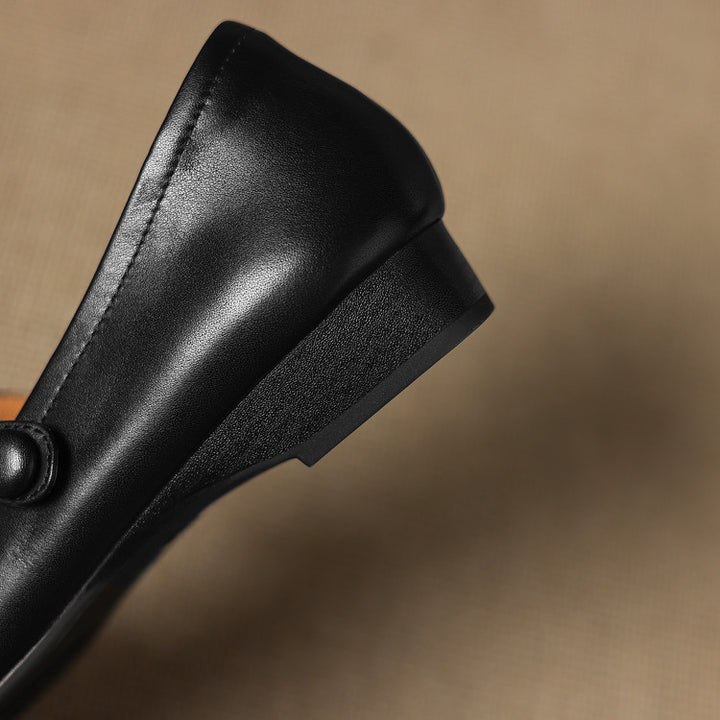 Emel Genuine Leather Flats