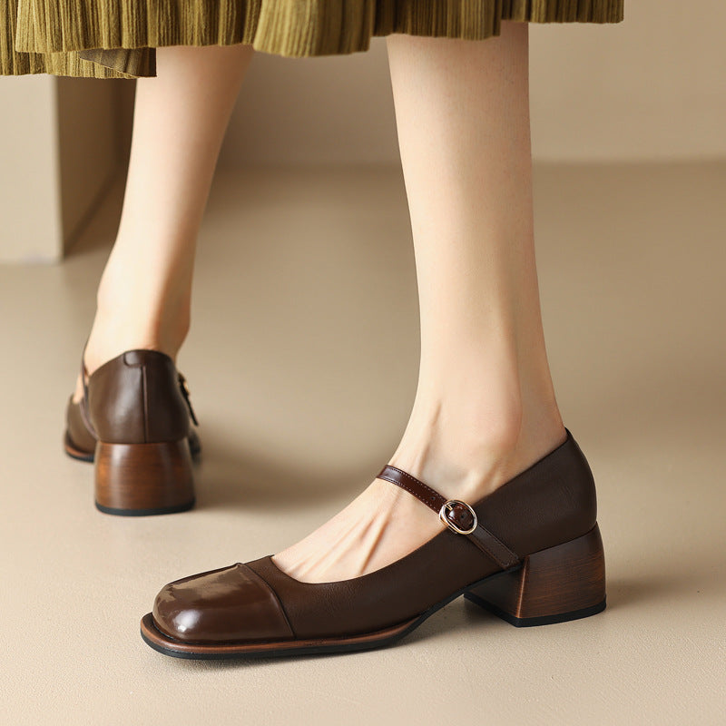 Erel Genuine Leather Heels