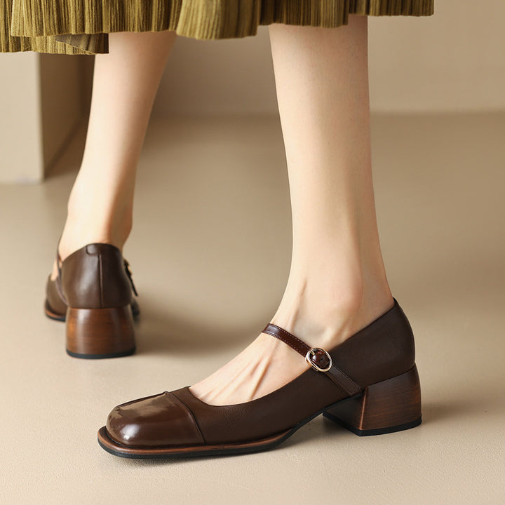 Erel Genuine Leather Heels