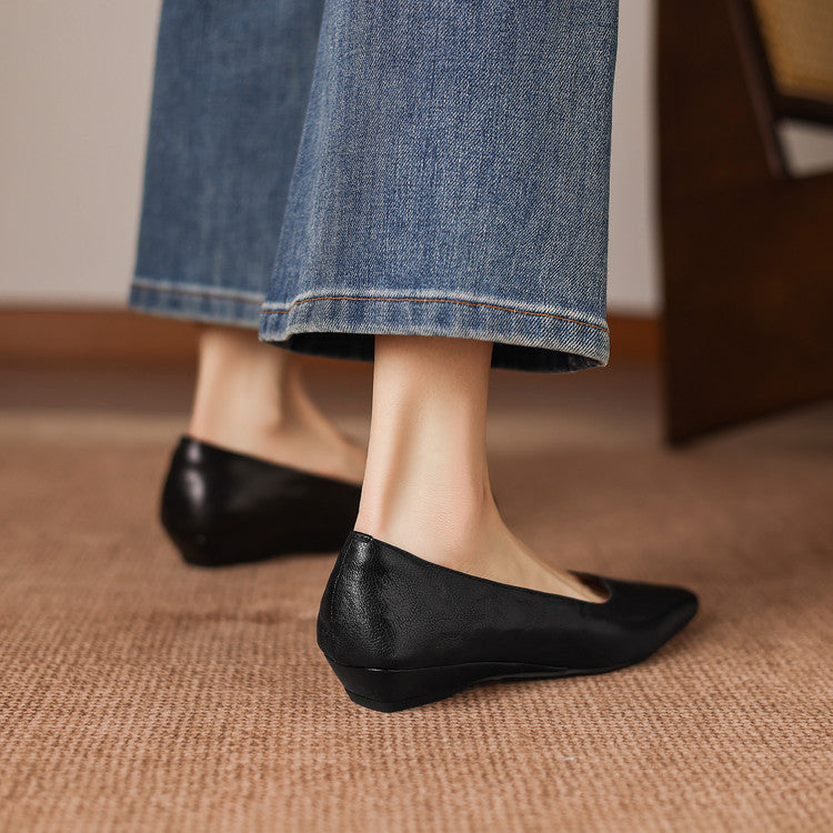 Milan Genuine Leather Flats