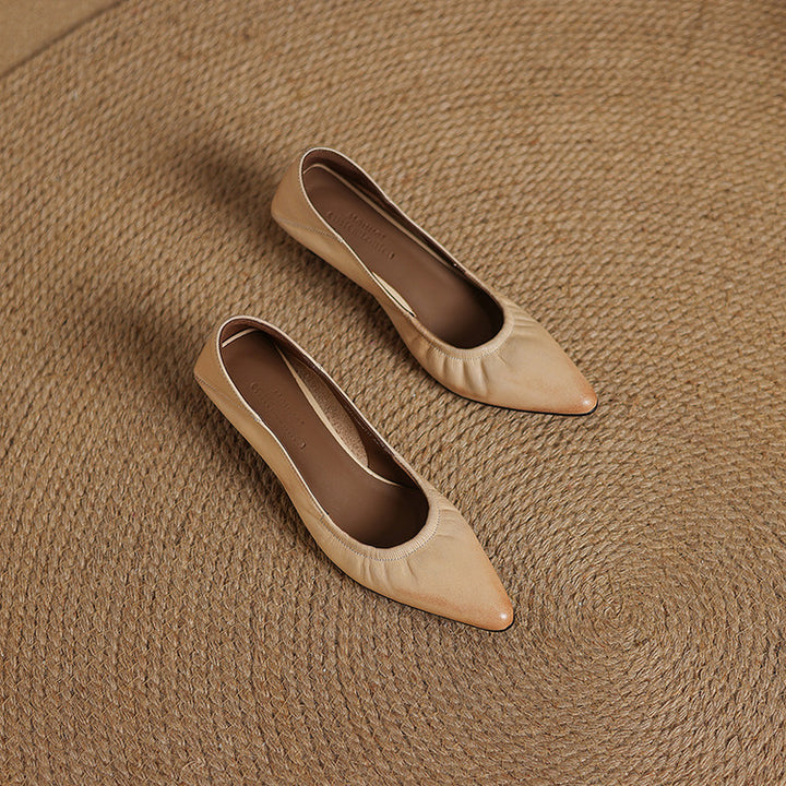 Liora Genuine Leather Heels