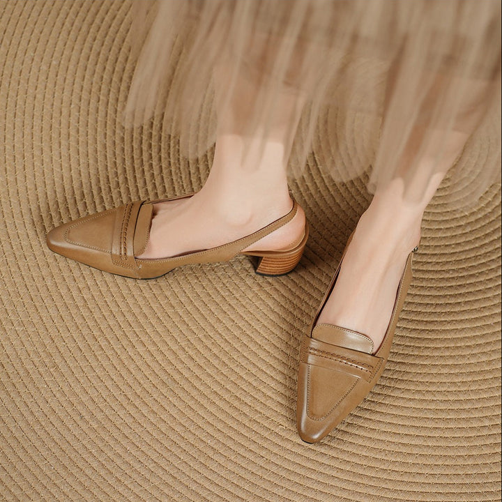 Rema Genuine Leather Heels