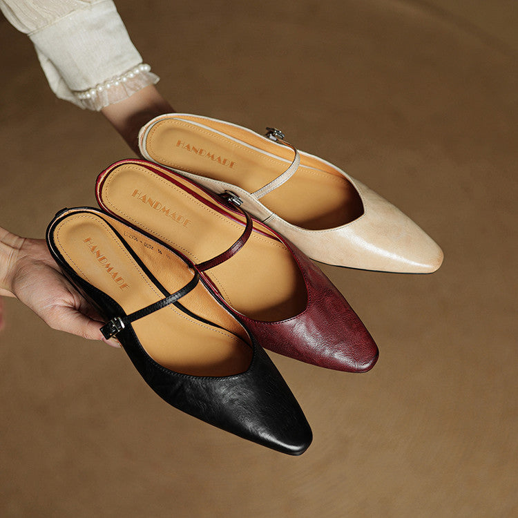 Viola Geniune Leather Mules main image 0