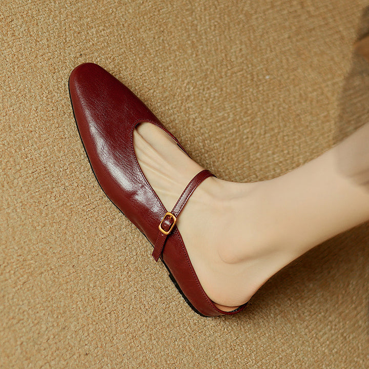 Kiro Genuine Leather Mules