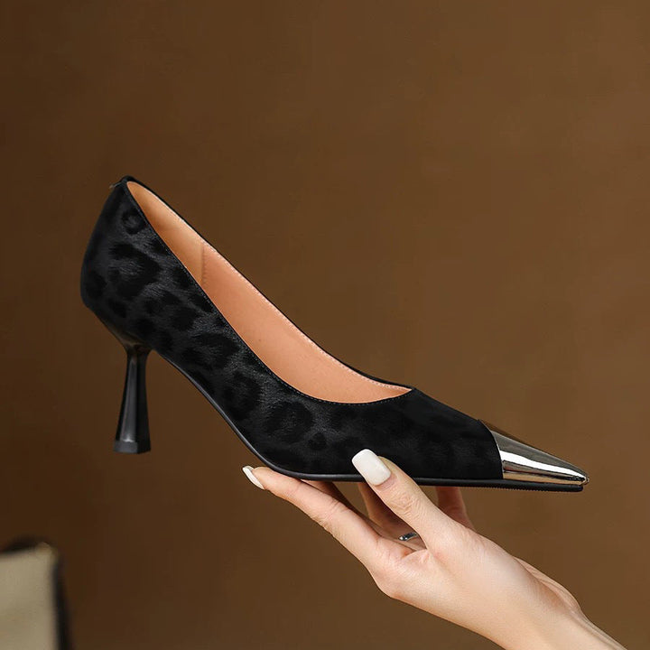 Livia Genuine Leather Heels