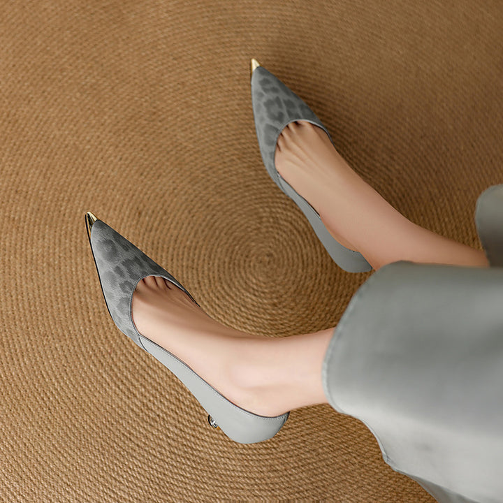 Valea Genuine Leather Heels