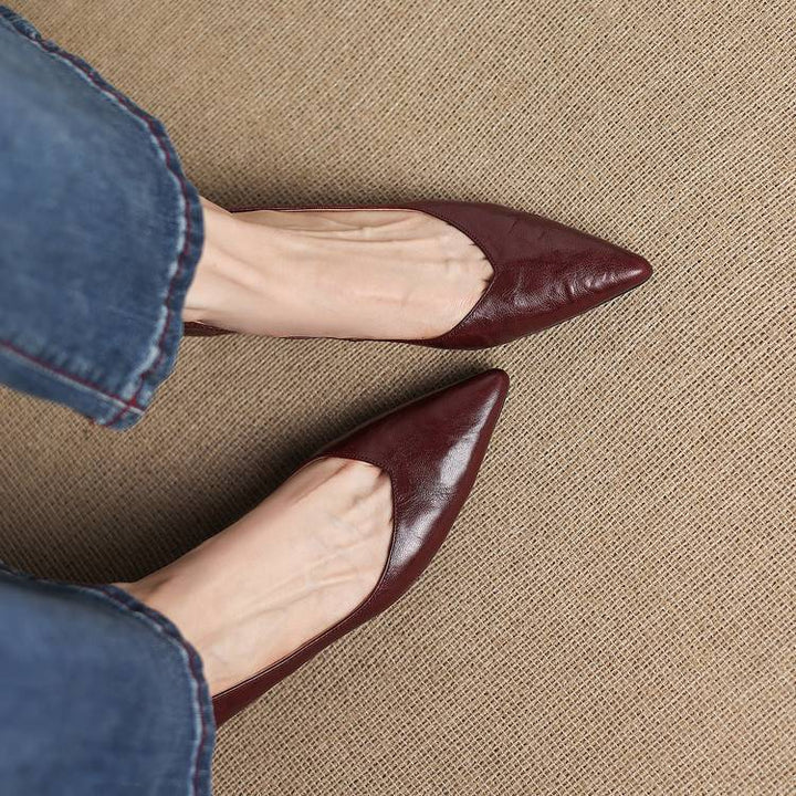Emry Genuine Leather Pumps
