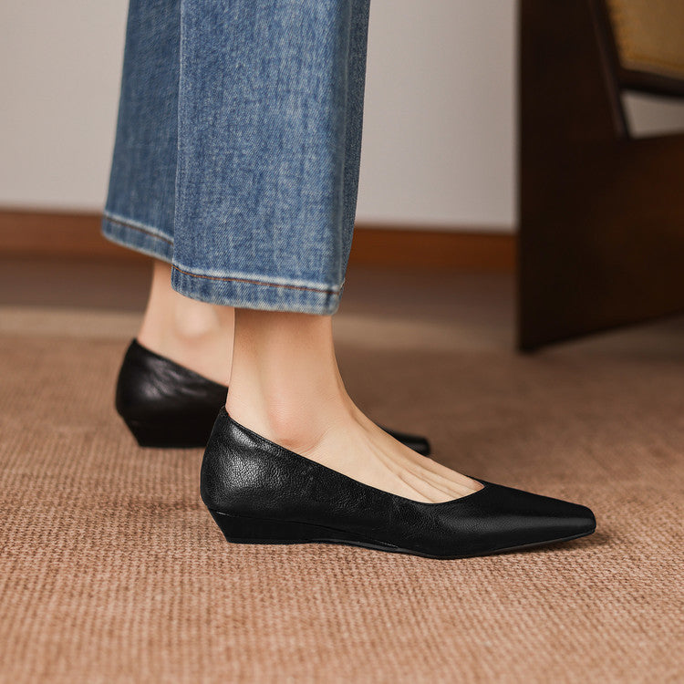 Milan Genuine Leather Flats