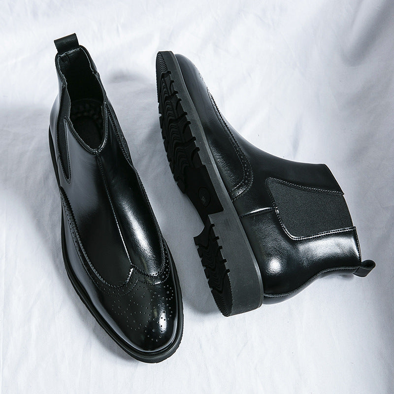 Chasis Genuine Leather Boots