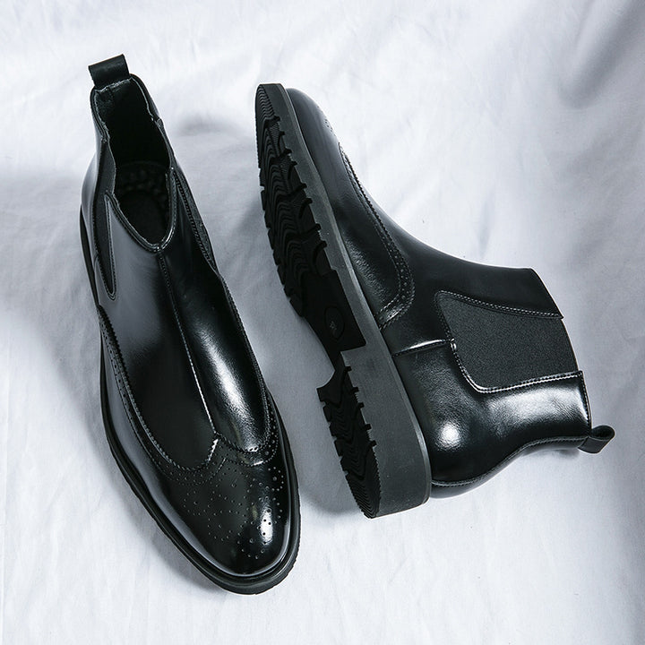 Chasis Genuine Leather Boots