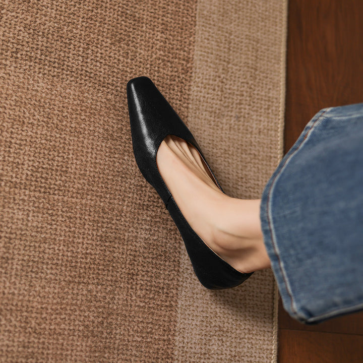 Milan Genuine Leather Flats